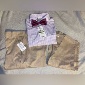 Calvin Klein Boys' 4-Piece Formal Suit Set